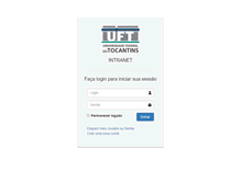 Tablet Screenshot of intranet.uft.edu.br
